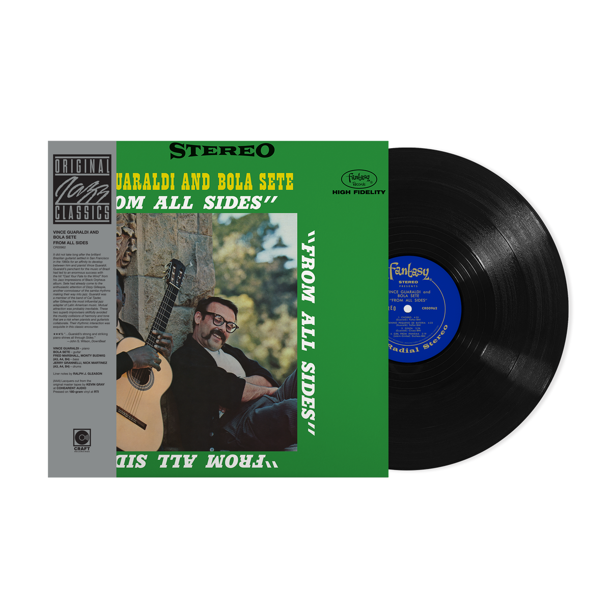 Vince Guaraldi and Bola Sete - From All Sides (Original Jazz Classics Series Vinyl)