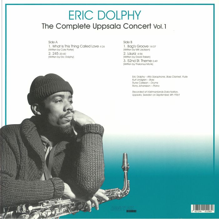 Eric Dolphy - The Complete Uppsala Concert Vol. 1 (Vinyl) Vinyl > LP Honey Pie Records NEW NEW