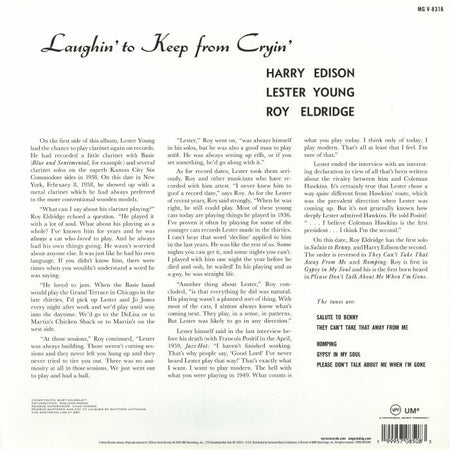 Lester Young, Roy Eldridge & Harry Edison - Laughin' To Keep From Cryin' (Acoustic Sounds Series) Vinyl > LP Verve