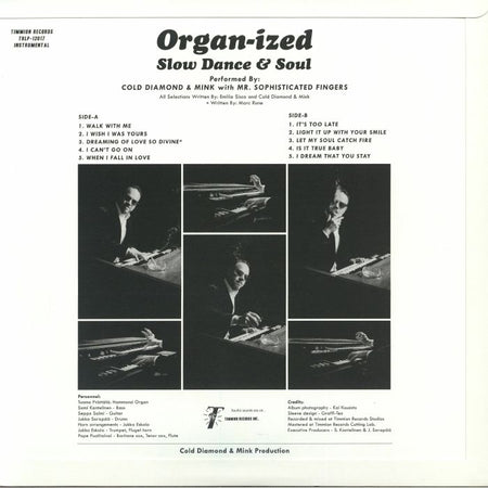 Cold Diamond & Mink - Organ-ized (Black Vinyl) back cover