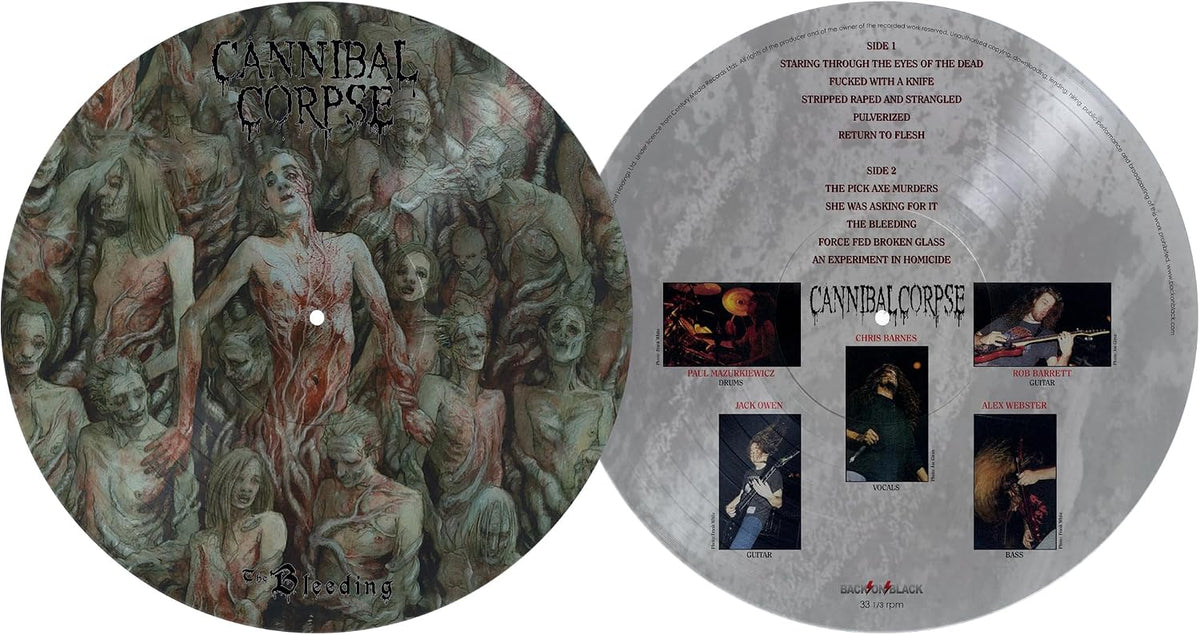 Cannibal Corpse - The Bleeding (Picture Disc) Vinyl > LP Back On Black NEW NEW