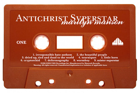 Marilyn Manson - Antichrist Superstar (30th Anniversary Cassette) Cassette Waxwork Records