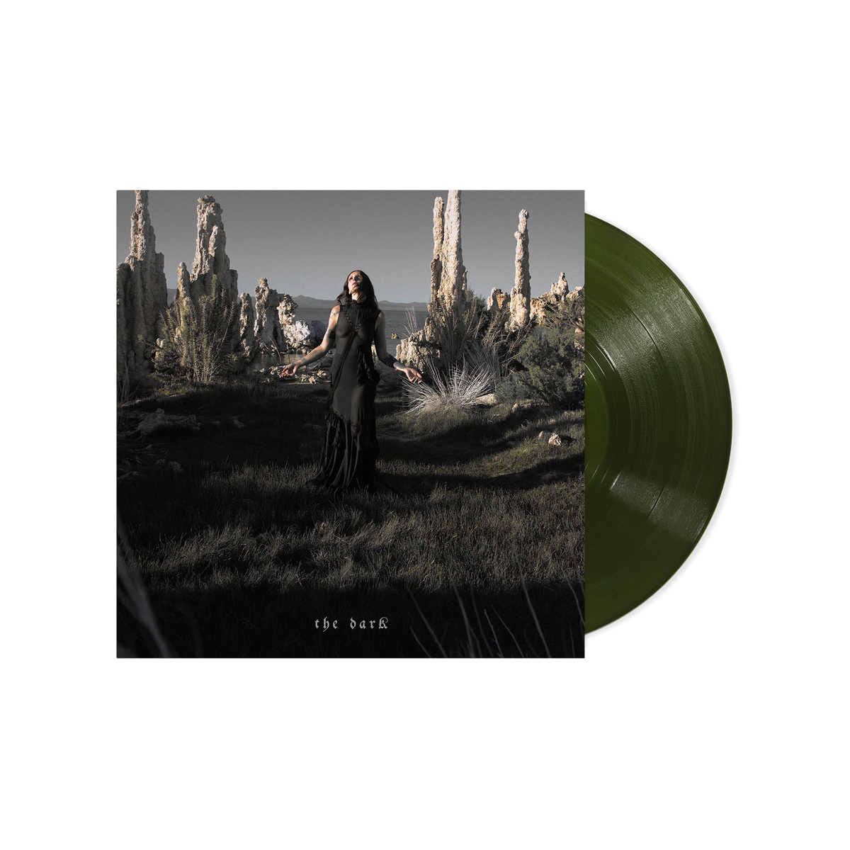 Chelsea Wolfe - The Dark translucent green vinyl packshot