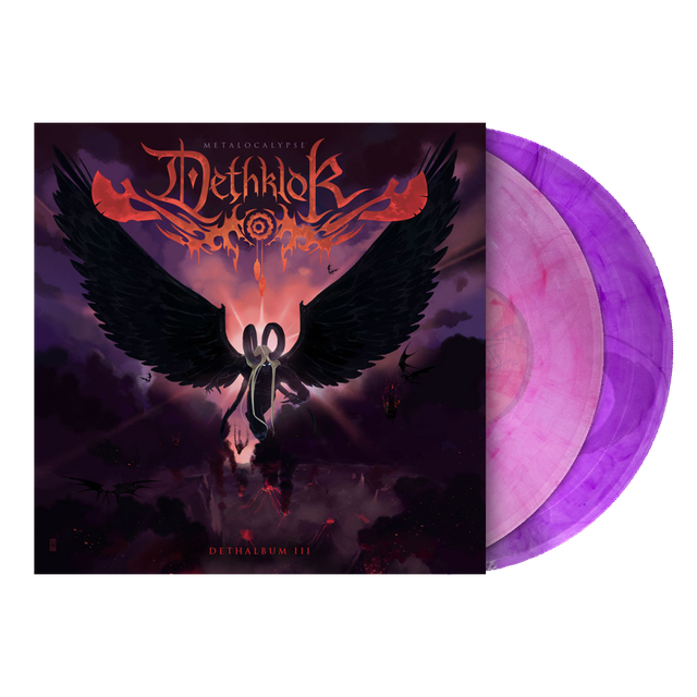 Dethklok - Dethalbum III Record WaterTower Music 2023 / US / Clear Pink (A/B) / Clear Purple (C/D) / WaterTower Music NEW NEW