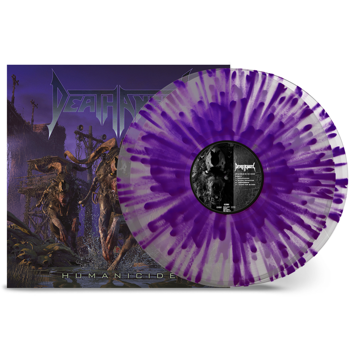 Death Angel - Humanicide (Clear with Purple Splatter Vinyl) Vinyl > LP Nuclear Blast NEW NEW