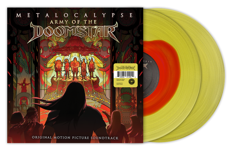 Dethklok - Metalocalypse: Army of the Doomstar (Evergreen Vinyl Exclusive Stained Glass Yellow & Red Vinyl) Vinyl > LP Artist Friendly Media Co. NEW NEW