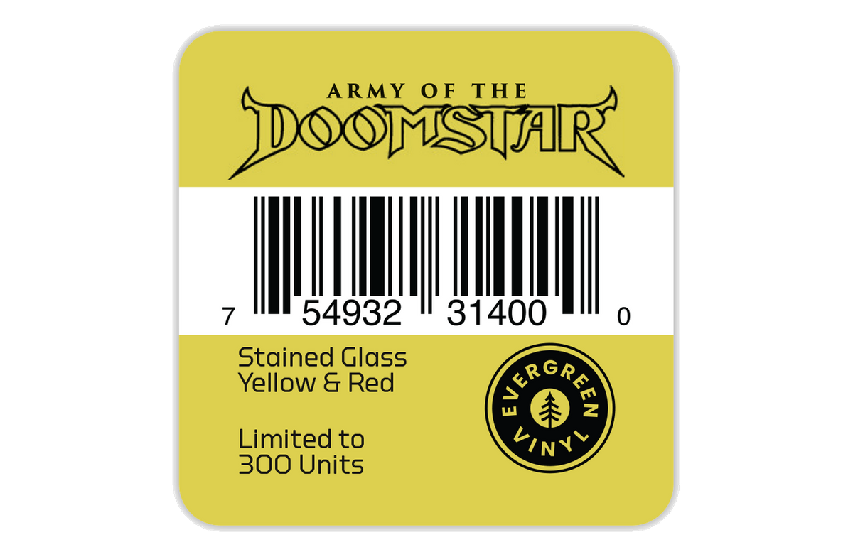 Dethklok - Metalocalypse: Army of the Doomstar (Evergreen Vinyl Exclusive Stained Glass Yellow & Red Vinyl) Vinyl > LP Artist Friendly Media Co.