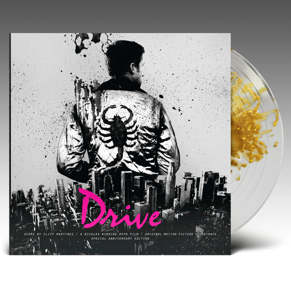Cliff Martinez - Drive (Original Motion Picture Soundtrack) (Gold Splatter On Clear 15th Anniversary Illustrated Cover Vinyl) Vinyl Lakeshore Records