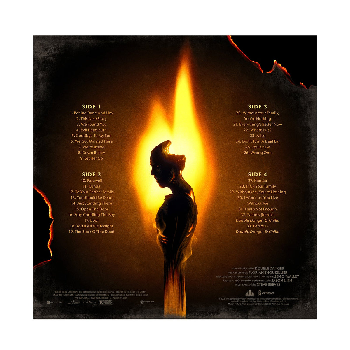 Double Danger - Evil Dead Burn Original Motion Picture Soundtrack (Demonic Inferno Vinyl)
