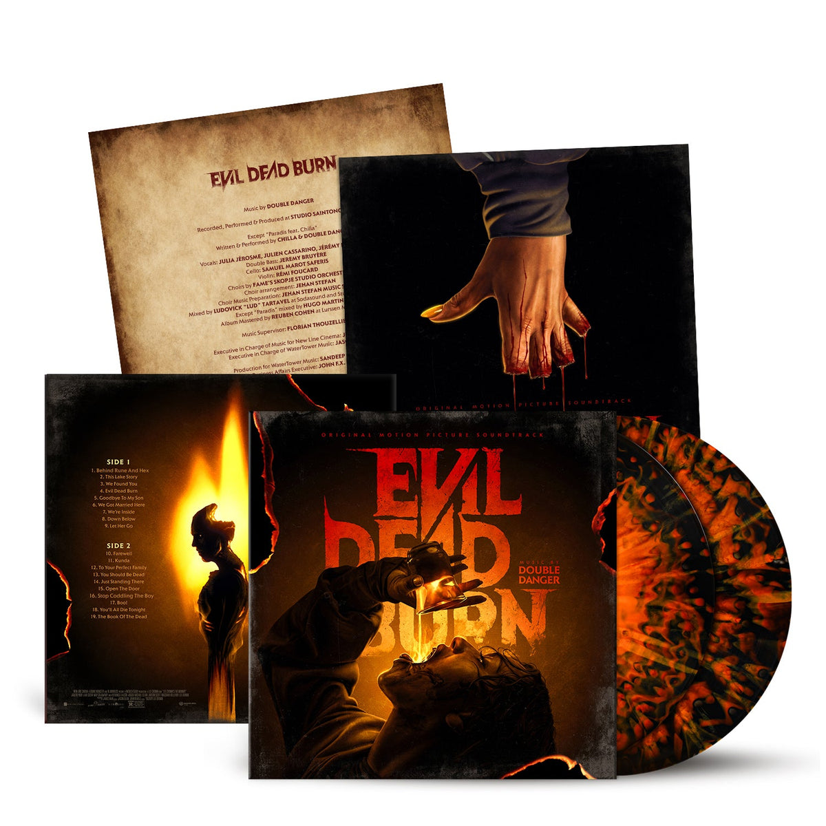 Double Danger - Evil Dead Burn Original Motion Picture Soundtrack (Demonic Inferno Vinyl)