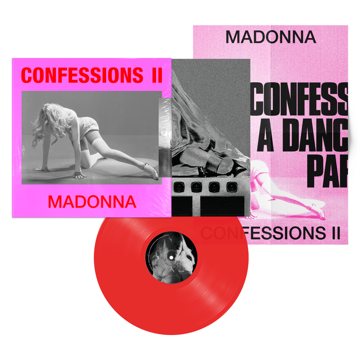 Madonna - CONFESSIONS II (Translucent Red Vinyl) Vinyl > LP Warner Records