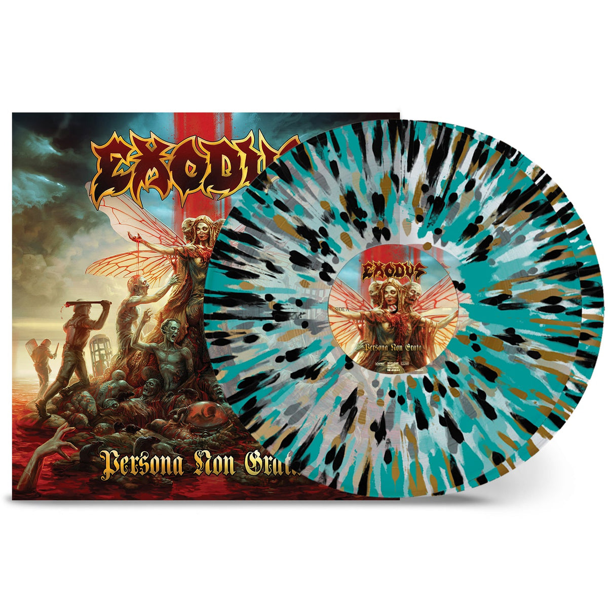 Exodus - Persona Non Grata (Clear with Gold, Black & Turquoise Splatter Vinyl) Vinyl > LP Nuclear Blast NEW NEW