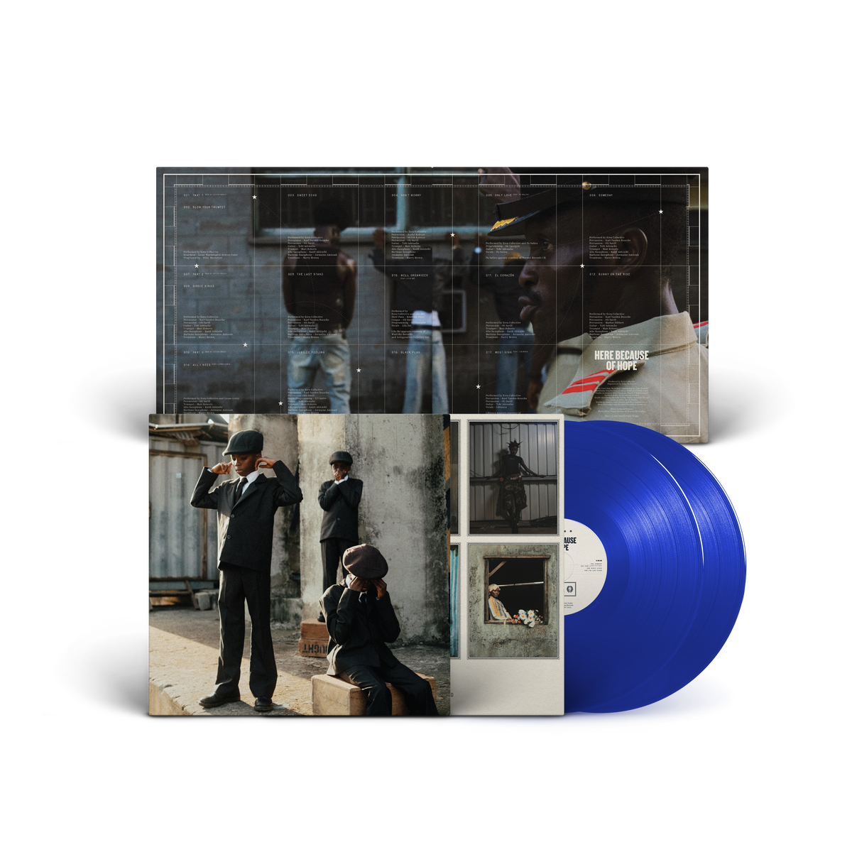 Ezra Collective - Here Because Of Hope (Transparent Ocean Blue Vinyl)