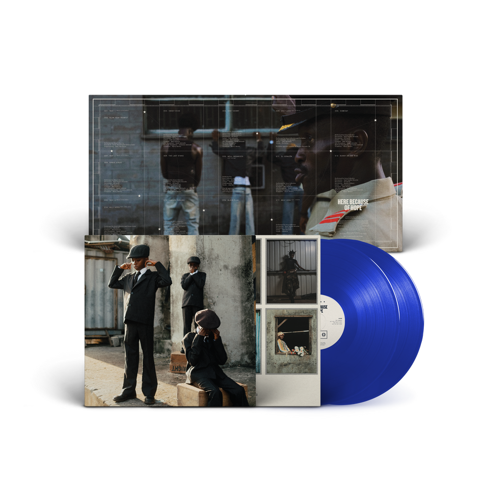 Ezra Collective - Here Because Of Hope (Transparent Ocean Blue Vinyl) Vinyl Partisan Records NEW NEW