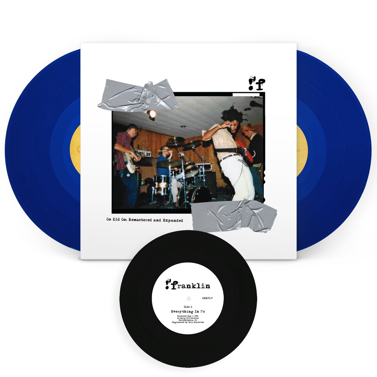 [PREORDER] Franklin - Go Kid Go Preorder Solid Brass Records 2026 / US / Clear & Blue Vinyl 2LP (Deluxe, Remastered & Expanded) / Solid Brass Records NEW NEW