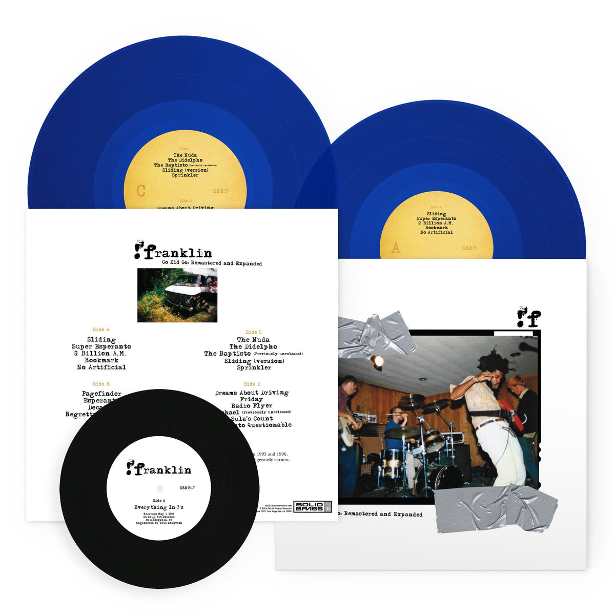 Franklin - Go Kid Go (Transparent Blue Vinyl) Vinyl > LP Solid Brass Records