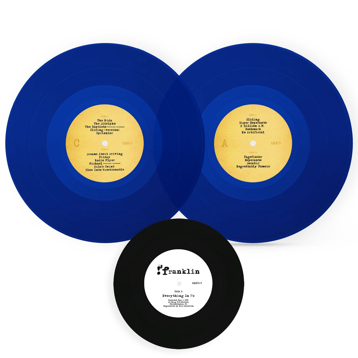 Franklin - Go Kid Go (Transparent Blue Vinyl) Vinyl > LP Solid Brass Records