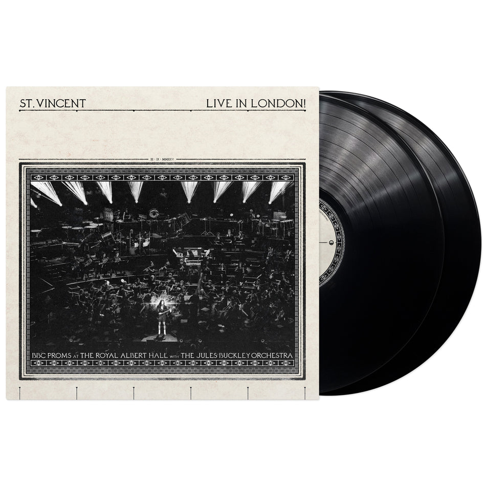 [PREORDER] St. Vincent - Live in London! (BBC Proms at the Royal Albert Hall) Preorder St. Vincent 2026 / US / Black Vinyl 2LP / St. Vincent NEW NEW