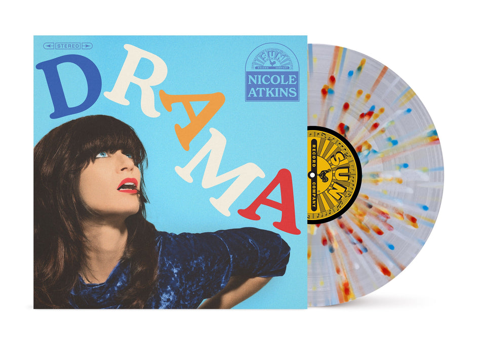 Nicole Atkins - Drama (Translucent Clear with Red, Blue & Yellow Splatter Vinyl) Vinyl > LP Nicole Atkins NEW NEW