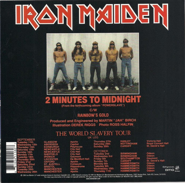 Iron Maiden - 2 Minutes To Midnight (7-inch Vinyl) Vinyl > 7-inch Sanctuary Records