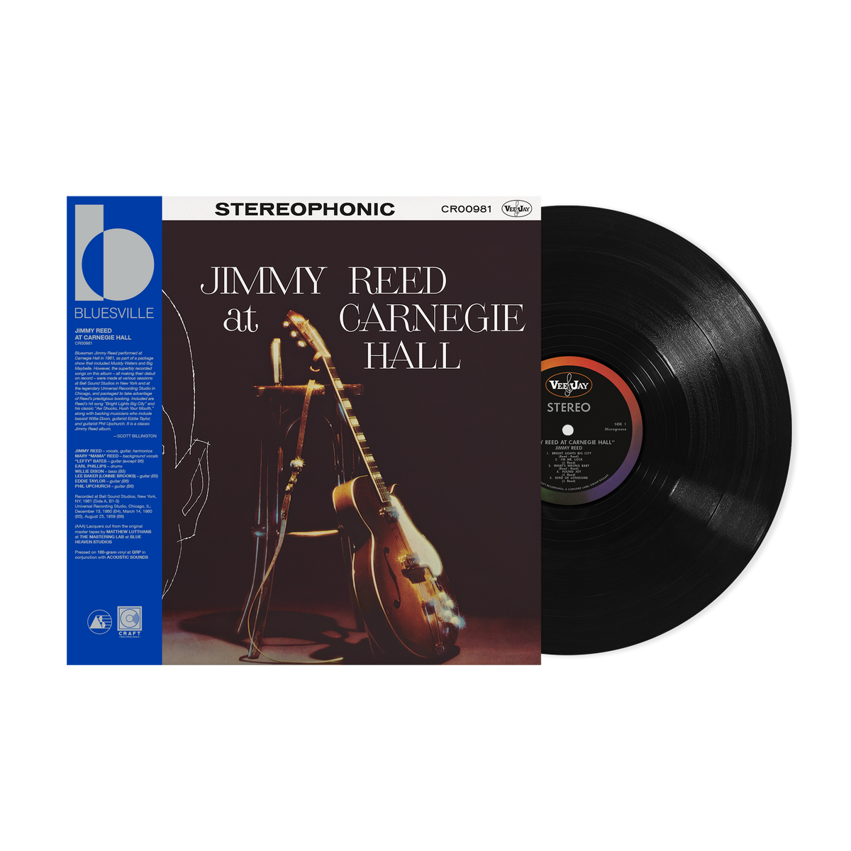 Jimmy Reed - Jimmy Reed At Carnegie Hall (Bluesville Series Vinyl) Vinyl > LP Craft Recordings NEW NEW