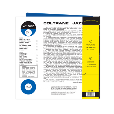 John Coltrane - Coltrane Jazz (Rhino High Fidelity) back cover