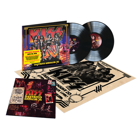 KISS - KISS Destroys Anaheim '76 (Black Vinyl) Vinyl > LP Ume
