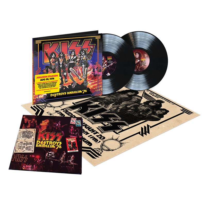 KISS - KISS Destroys Anaheim '76 (Black Vinyl) Vinyl > LP Ume