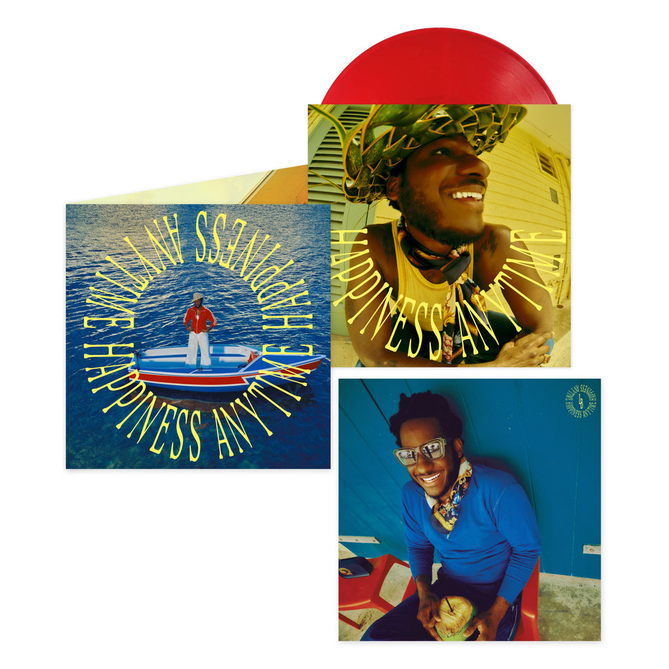 Leon Bridges - Happiness Anytime (Indie Exclusive Campari Red Vinyl) Vinyl > LP Columbia Records
