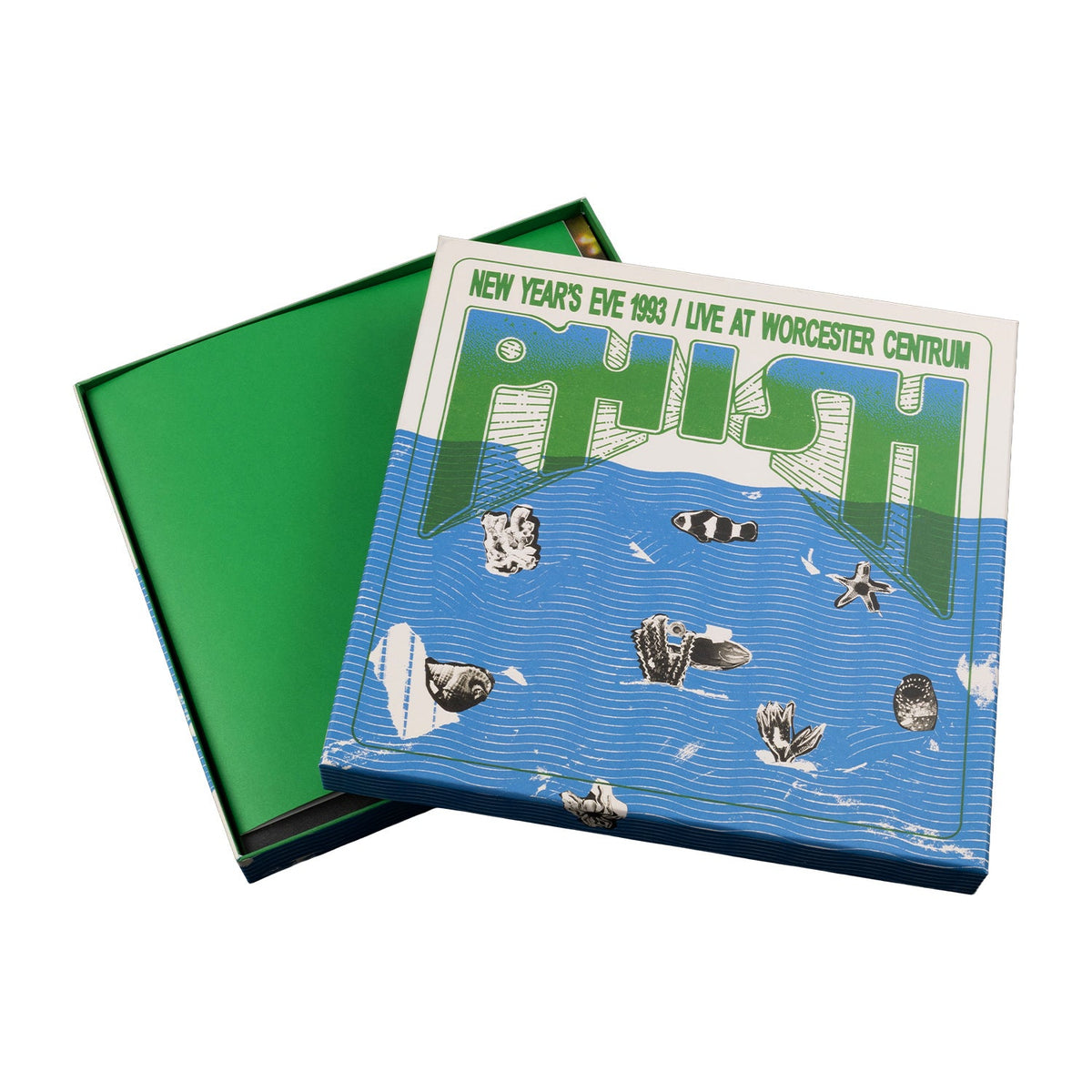 Phish - New Year's Eve 1993, Live At Worcester Centrum (Seaweed & Water Vinyl 5LP Box Set) Vinyl > Box Set Jemp Records