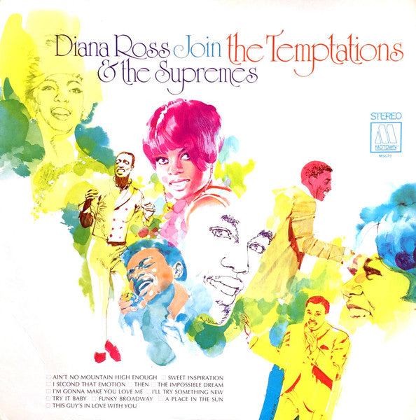 The Supremes - Diana Ross & The Supremes Join The Temptations Record Motown 1968 / US / Motown / 5XLDL VG+ VG