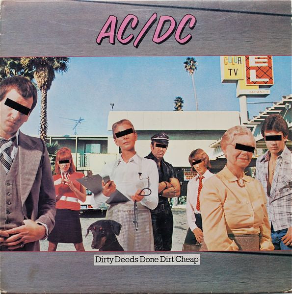 AC/DC - Dirty Deeds Done Dirt Cheap Record Atlantic 1981 / US / Specialty Records Pressing / Atlantic / DIQ5K VG+ VG+