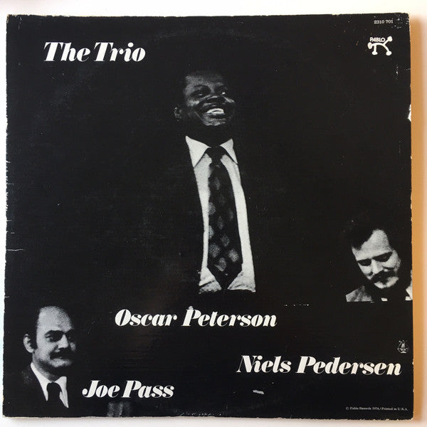 The Oscar Peterson Trio - The Trio Record Pablo Records 1974 / US / Pablo Records / XJC3X VG+ VG