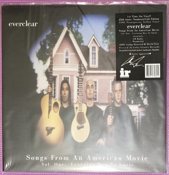 Everclear - Songs From An American Movie Vol. One: Learning How To Smile Record Intervention Records 2024 / US / Yellow Transparent [Everclear], 25th Anniversary, 140G / Intervention Records / WP87F NEW NEW