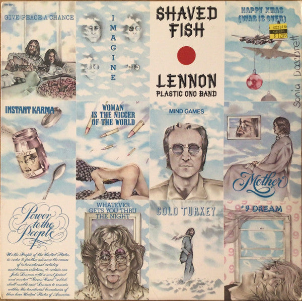John Lennon - Shaved Fish Record Capitol Records 1978 / US / Jacksonville Pressing / Capitol Records / HJY99 VG VG