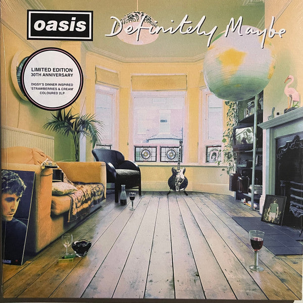 Oasis (2) - Definitely Maybe Record Big Brother 2024 / Worldwide / Red And White [Strawberries & Cream], 30th Anniversary / Big Brother / SGV9A NEW NEW