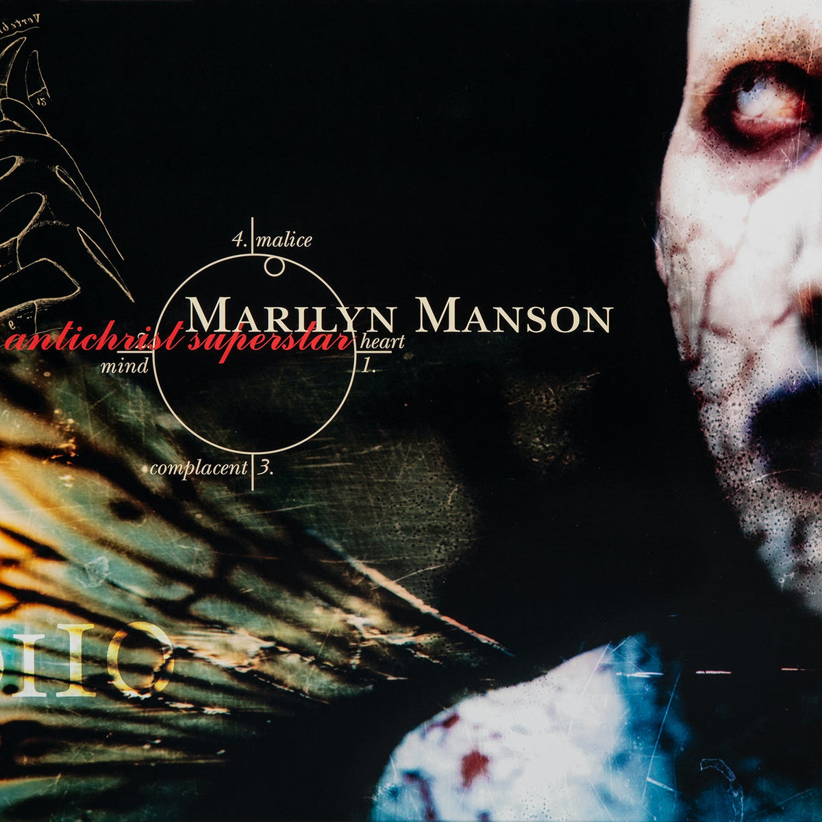 Marilyn Manson - Antichrist Superstar (Iridescent Red with Gold Swirl 30th Anniversary Vinyl) Vinyl > LP Waxwork Records