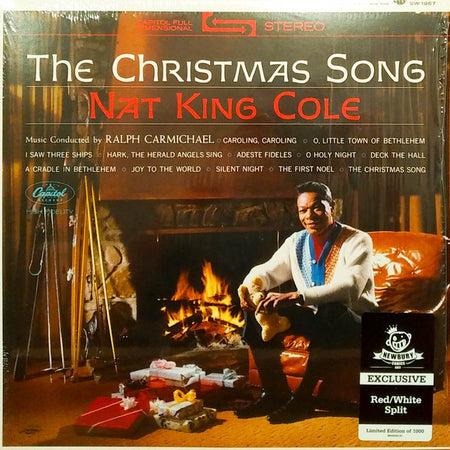 Nat King Cole - The Christmas Song Record Capitol Records 2016 / US / Red and White Split / Capitol Records / LD4JX NEW NEW