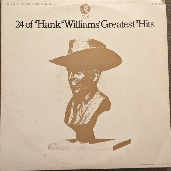 Hank Williams – 24 Of Hank Williams' Greatest Hits – Release:53499243-bdbf-4c2a-9184-8ce919790fc2 (cover)
