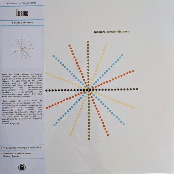 L'usine - A Certain Distance Record Ghostly International 2026 / US / Transparent Orange / Ghostly International NEW NEW