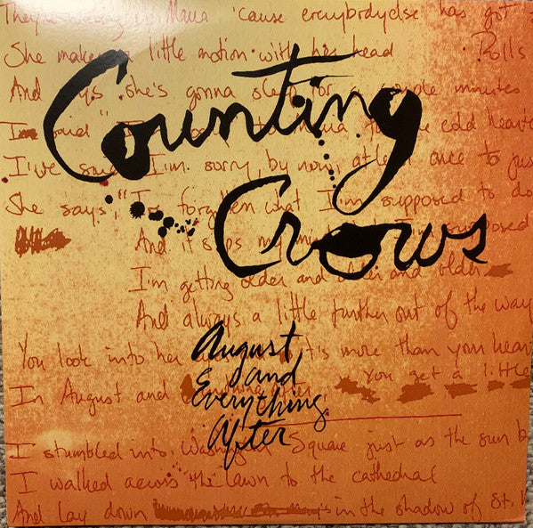 Counting Crows – August And Everything After – Release:f99f193b-0963-4879-a959-303ed9d3fab9 (cover)