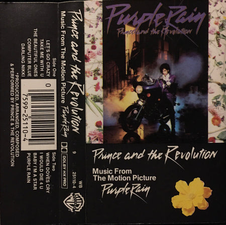 Prince And The Revolution - Purple Rain Record Warner Bros. Records 1984 / US / SR, White, Dolby HX Pro, B NR / Warner Bros. Records VG G