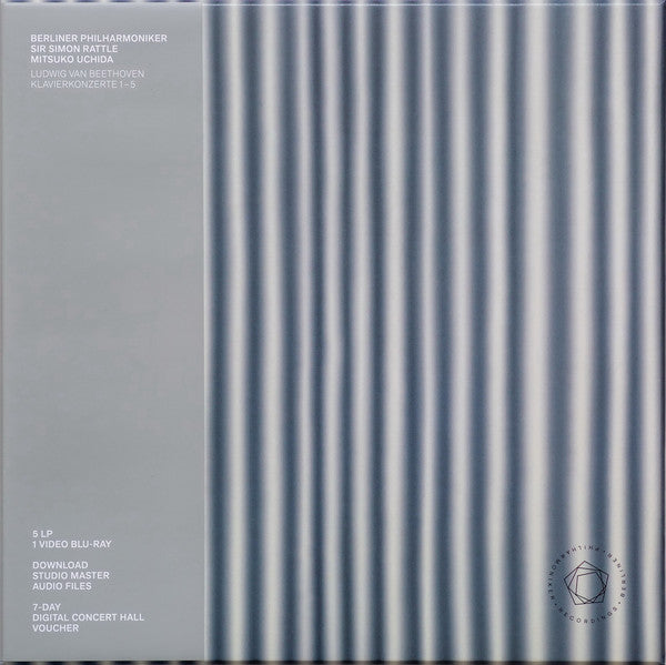 Ludwig van Beethoven - Klavierkonzerte 1-5 Record Berliner Philharmoniker Recordings 2021 / Germany / Berliner Philharmoniker Recordings / AI4QU NM G