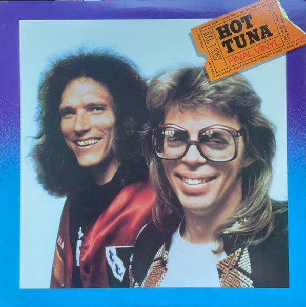Hot Tuna - Final Vinyl Record Grunt (3) 1979 / US / Grunt (3) / 4THHH VG+ VG+
