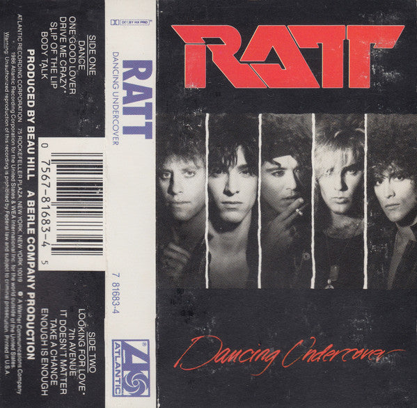 Ratt - Dancing Undercover Record Atlantic 1986 / US / Atlantic VG VG