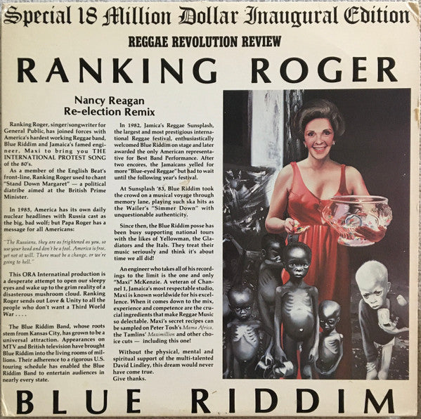 Blue Riddim Band – Nancy Reagan Re-Election Remix – Release:f6cb5186-7b40-4d70-87dc-f010ca0142b4 (cover)