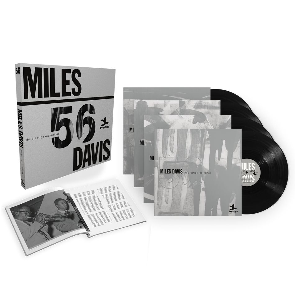 Miles Davis - Miles '56: The Prestige Recordings 180g 4LP box set exploded packshot