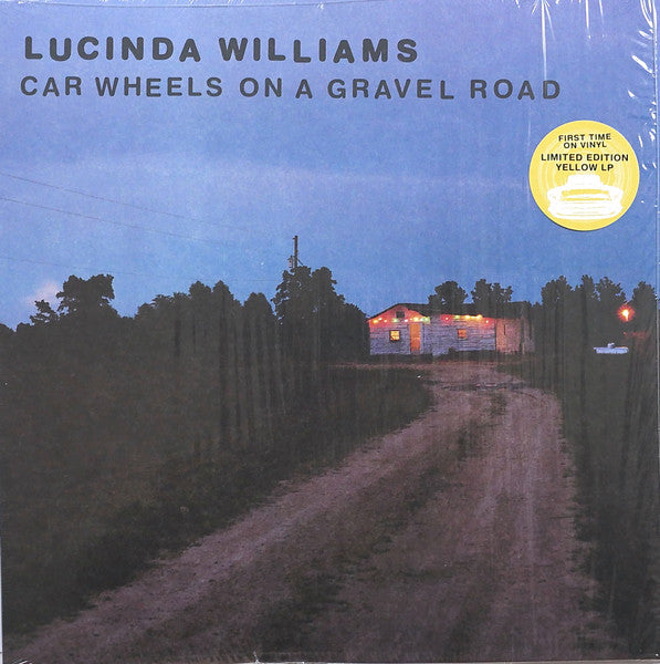 Lucinda Williams - Car Wheels On A Gravel Road Record Mercury 2023 / Worldwide / Yellow / Mercury / XJ8L3 NEW NEW