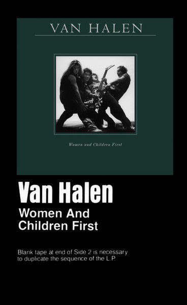Van Halen - Women And Children First Record Warner Bros. Records 1980 / US / Warner Bros. Records VG VG