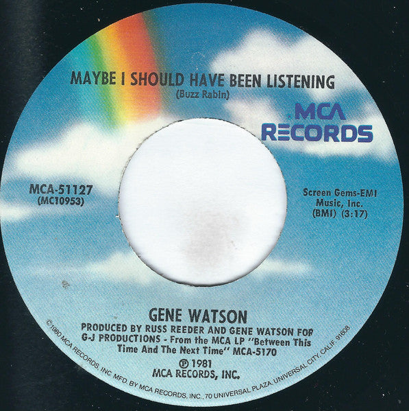 Gene Watson – Maybe I Should Have Been Listening – Release:e44a5000-9af9-4d99-8075-6e29fe03d18a (cover)